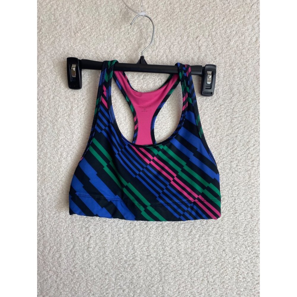 3 for $15 Sports Bra Blue Black Green Pink Size Medium